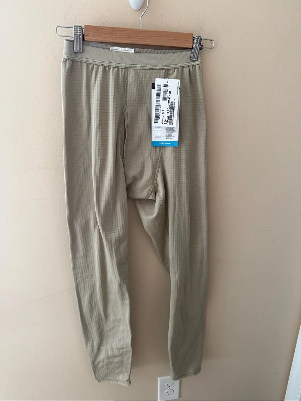 Polartec Waffle Thermal Pants Military size men’s XS NwT